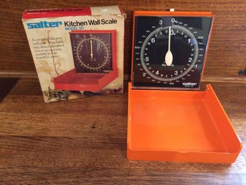 Vintage Salter Wall Scale $12