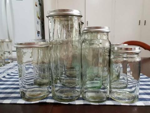 Vacola preserving jars and lids
