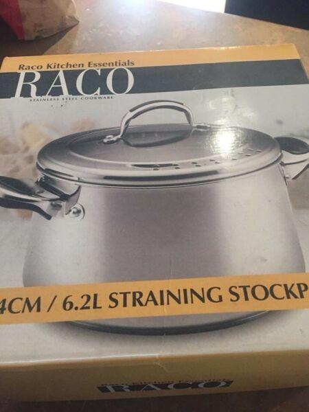 Brand new Raco 6.2l stock pot