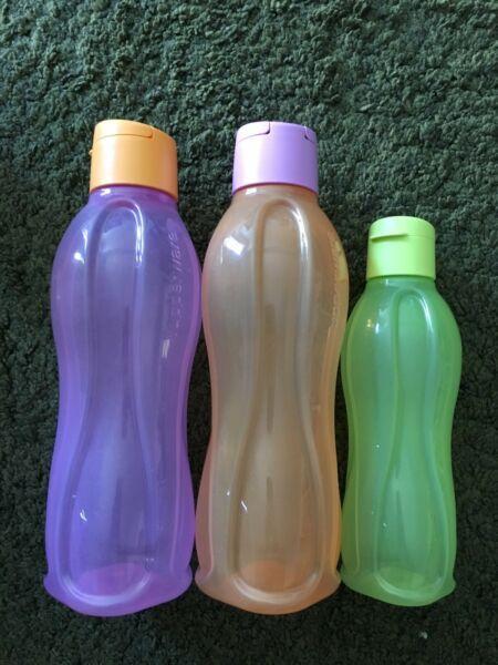 Tupperware drink bottles