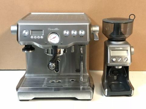 Breville coffee machine and grinder