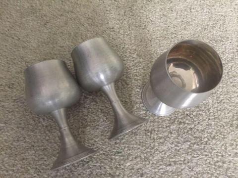 Stainless Steel goblets