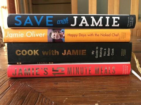Jamie Oliver cookbooks. X 4