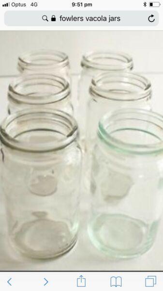 Fowlers vacola jars