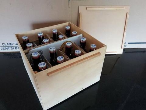 Swingtop homebrew bottles 330mlx16 in handmade box