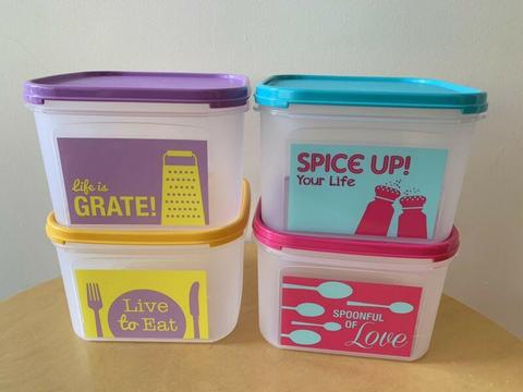 Tupperware modular mates square 2s limited release
