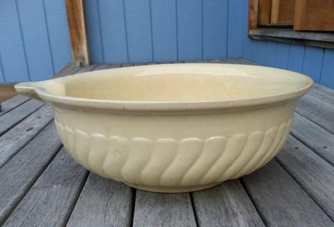 Mixing Bowl Stoneware Antique