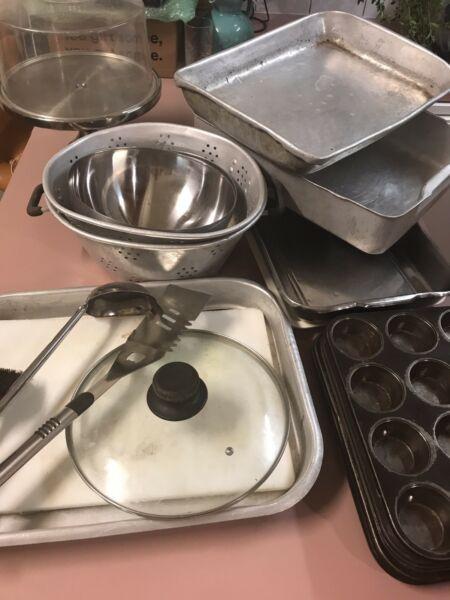 Lot of assorted catering equipment