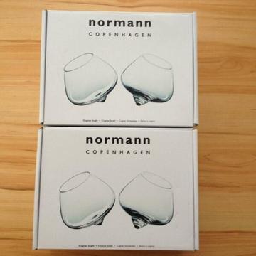 normann Copenhagen Cognac Bowls Glasses 2 Boxes