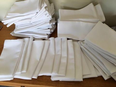 Napkins Serviettes 100% Cotton x114 as new