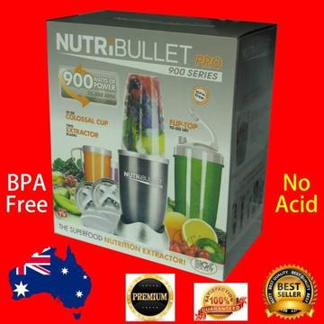 Brand New Nutribullet Pro 900W AU Version 18 Pcs Genuine AU Plug