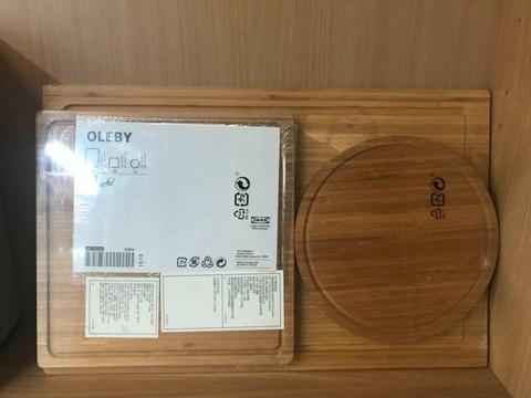 Ikea Oleby cutting board set