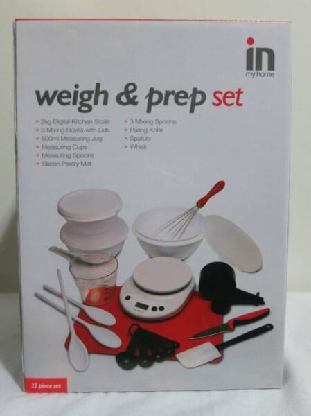 In MyHome 22pce Weigh & Prep cooking Set