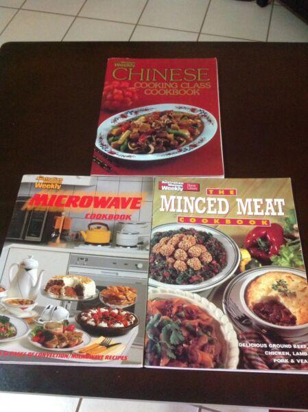 Australian Womens Weekly Cook Books, assorted, soft covers