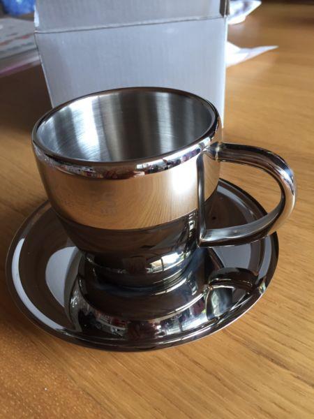 Two Krups coffee expresso cup gift