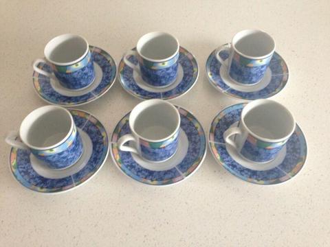 Turkish Cups and Saucers