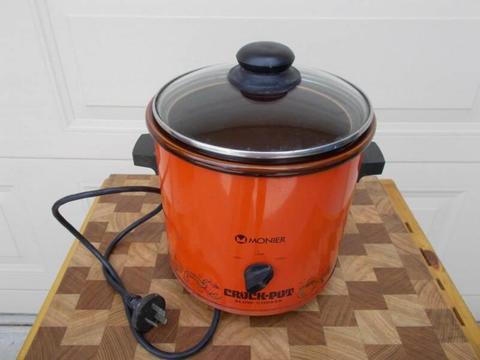Vintage Retro Monier Crock Pot Slow Cooker