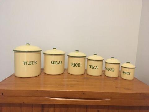 Antique style canisters