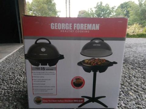 George Forman indoor/outdoor BBQ grill