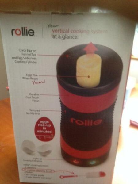 Rollie As Seen On TV Vertical Egg Cooker with FREE recipe booklet