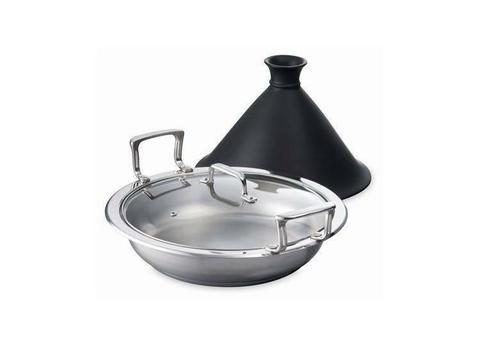 BRAND NEW Baccarat 28cm Stainless Steel Tagine with Ceramic Lid