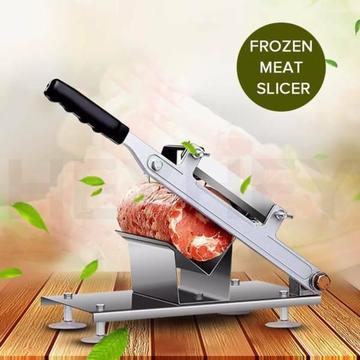 SOGA Manual Frozen Meat Slicer Handle Meat Cutting Machine 18/10