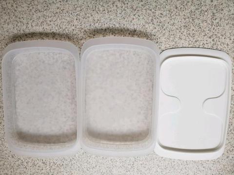 Tupperware storage containers