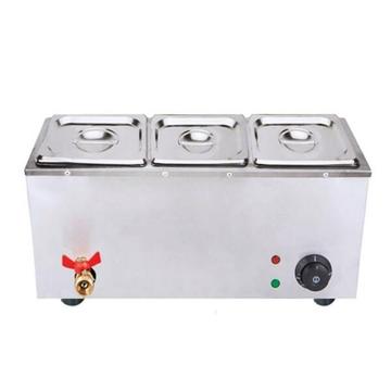 SOGA Stainless Steel Electric Bain Maire Food Warmer with Pans