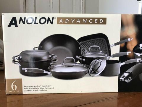 Anolon Advanced Non-Stick Cookware Set (Pots & Wok)