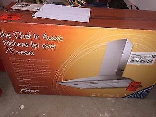 90 cm canopy range hood still in the box new never been used