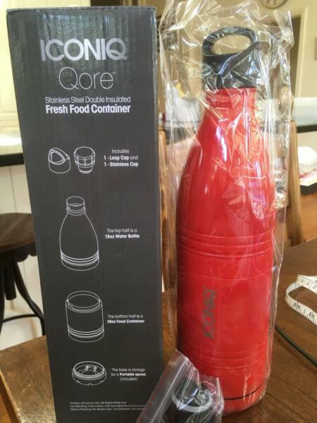 ICONIQ QORE STAINLESS STEEL DOUBLE INSULATED FRESH FOOD CONTAINER