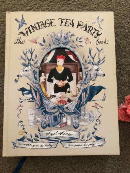Vintage tea party recipe book