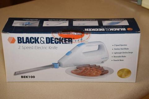 Electric carving knife two speed Black and Decker