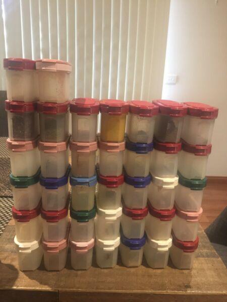 Tupperware Spice Containers