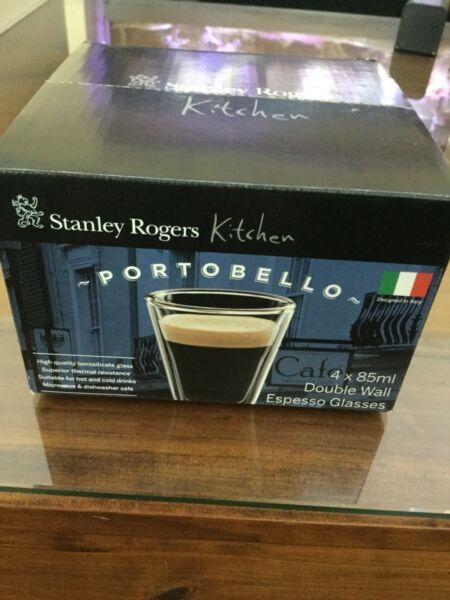 Stanley Rogers portobello 4x 85ml brand new still in box