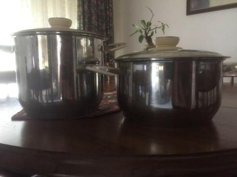 Large kitchen pots