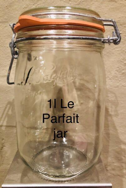17 x 1L Le Parfait Jar Kilner Clip Top Preserve (ORIGINAL, FRANCE)