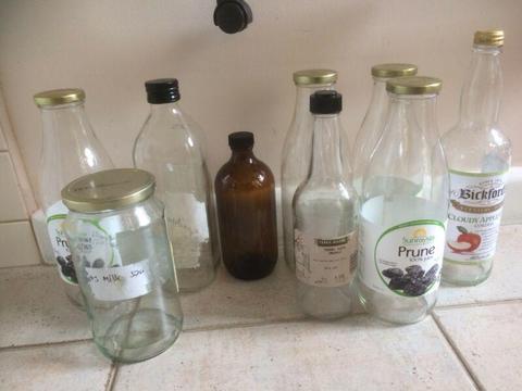 Free glass bottles