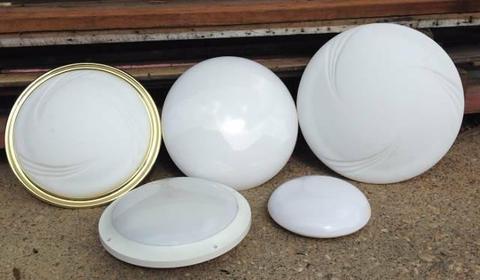 Round Ceiling Lights - Small & Large - White