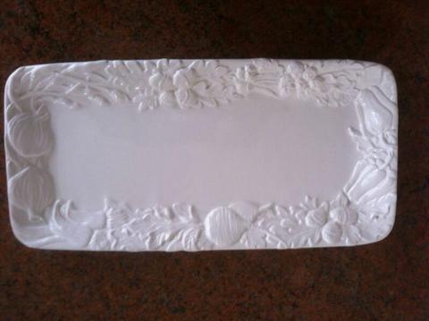 White Collection - White serving tray