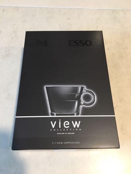 Brand new Nespresso VIEW espresso coffee cups!