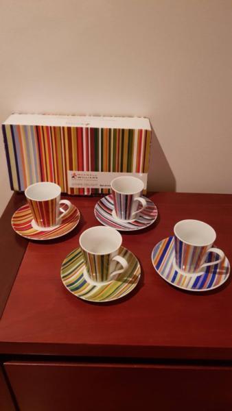 NEW! Maxwell Williams Coffee Cup Kitchen House Set (Stripe)