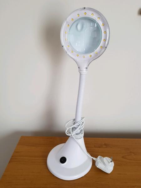 Magnifying glass lamp $30