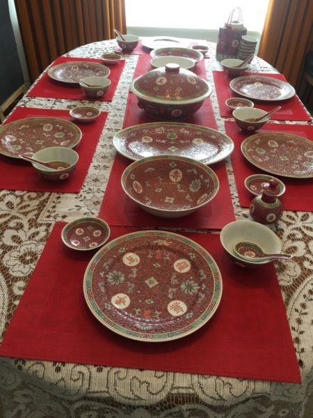 Chinese ceramic/porcelain dinner sets