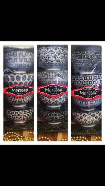 Morrocco style Gift set bowls
