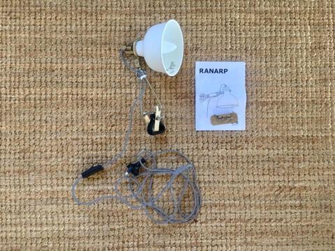 Price Drop! White Ikea 'Ranarp' Clip On / Clamp On Light With Bulb!