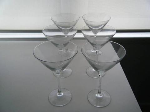 Set of 6 Large Cocktail Glasses