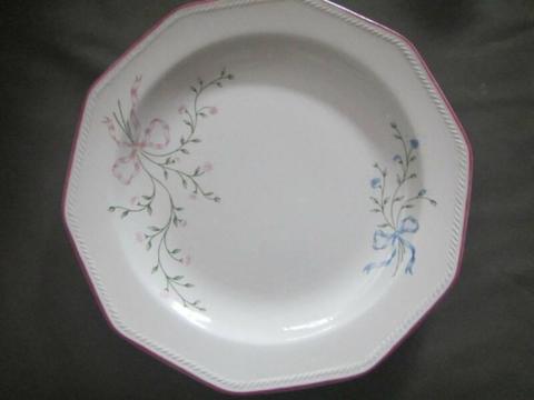 dinnerware dinner plate churchill vintage chartwell mille fleurs