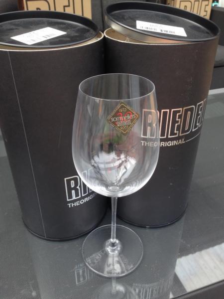 Riedel Sommeliers Bordeaux Grand Cru glasses x2 in gift cylinders