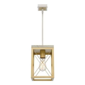 Mercator gold and marble pendant light X 3